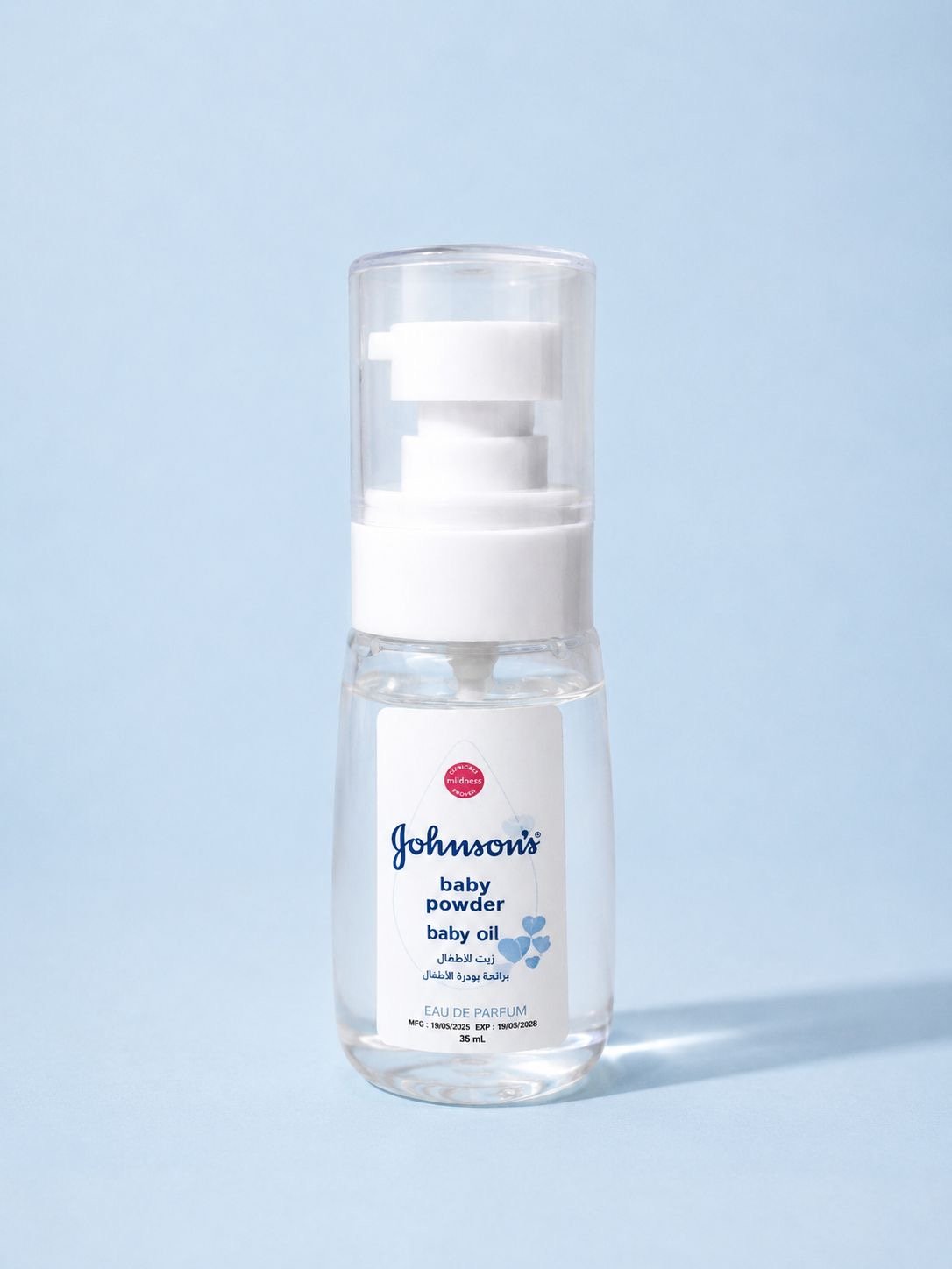 825cc5c7-e98d-4675-9476-59b5502336e8 زيت جسم جونسون برائحة بودرة الأطفال Johnson’s Baby Powder Baby Oil - الصورة 1