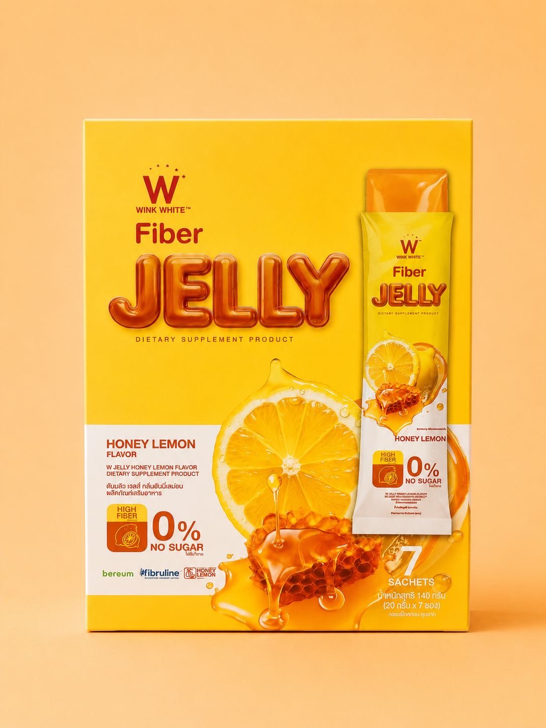 ed8cd080-8a01-4375-8201-787ee66ddb96 Fiber Jelly – Honey Lemon -n-وينك وايت فايبر جيلي بالعسل والليمون - الصورة 1